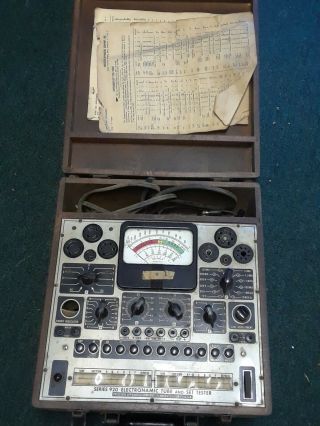 Vintage Tube Tester Precision Apparatus Company Elmhurst Ny