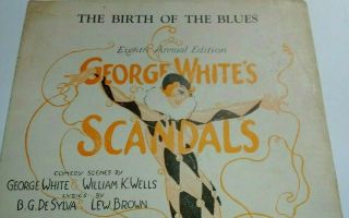 C.  1926 " The Birth Of The Blues " Vintage Sheet Music Harms Inc.