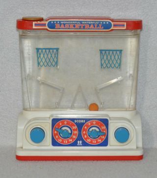 Vintage Tomy Toys Wonderful Waterful Basketball Plastic Water Game No Leaks 0819