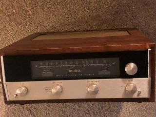 Mcintosh Mr71 Fm Stereo Tube Tuner With Wood Cabinet