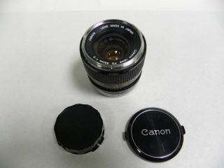 Vintage Canon Fd 35mm F2 1:2 Camera Lens (a20)