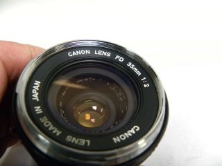 Vintage Canon FD 35mm F2 1:2 Camera Lens (A20) 4