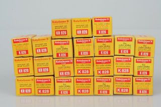 24 Rolls Kodak K828 Kr 828 Kodachrome Ii Daylight Film In Boxes Asa 25