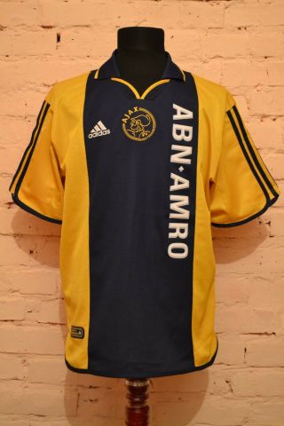 Vintage Ajax Amsterdam Away Football Shirt 2000/2001 Soccer Jersey Trikot Adidas