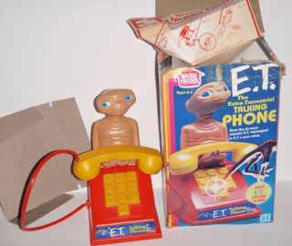 Vintage 1983 E.  T.  Extra - Terrestrial Talking Phone Hasbro Preschool