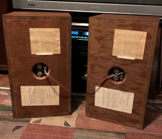 Restored Acoustic Research AR2ax Speakers,  Rebuilt Tweeters,  Caps,   5