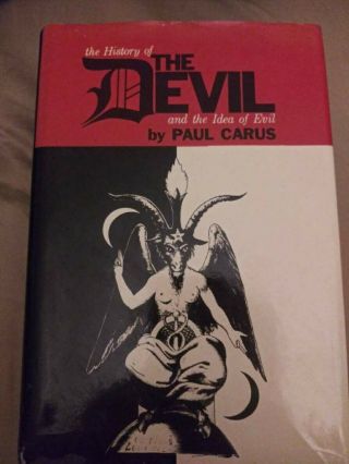 Vintage 1969 History Of The Devil Occult Satanism Witchcraft Devil Worship Magic