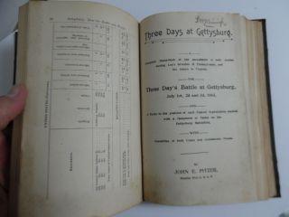 1880s - 1890s Gettysburg Battlefield Guides Booklets Bound Volume Luther Minnigh 11