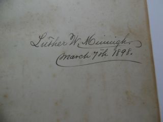 1880s - 1890s Gettysburg Battlefield Guides Booklets Bound Volume Luther Minnigh 3