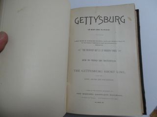 1880s - 1890s Gettysburg Battlefield Guides Booklets Bound Volume Luther Minnigh 7