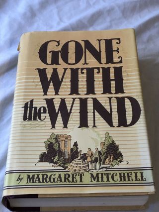 Vintage Hardcover Gone With The Wind Dust Jacket
