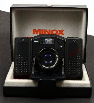 Minox Gt - E Miniature 35mm Film Camera C/w Display Box -