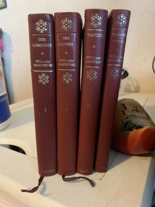 The Complete Of William Shakespeare By Peter Alexander,  Four Volumes