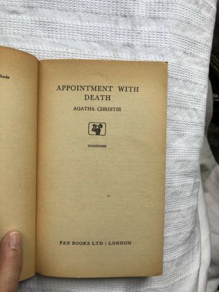 Agatha Christie Appointment With Death PAN Books G155 5