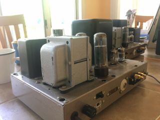 Heathkit W - 5m Tube Amplifiers.  Pair.  Monoblock.  Rebuilt