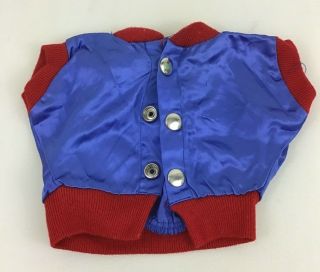 Pound Puppies Blue And Red Jacket Puppy Dog Large Outfit 1985 Vintage Tonka