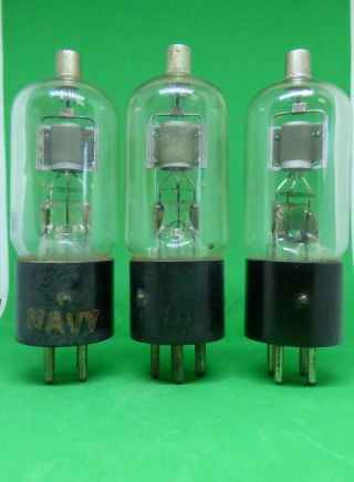 Vintage (3) Western Electric 3B24 Vacuum Tubes 2