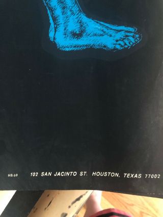 Vintage 1970 Houston Blacklight Poster Togetherness 4