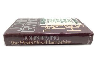1981 1st edition The Hotel Hampshire John Irving Hardcover Book 2