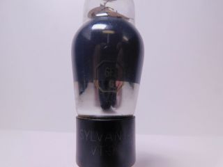 Sylvania 6F8G VT - 99 Vintage Military Vacuum Tube Smoked Glass NOS (Test 106) 4