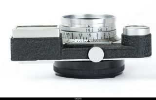 Leica Leitz 35mm Summaron F3,  5 Chrome M3 Lens Scale In Meters