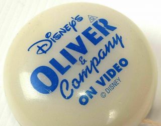 Disney Yoyo Oliver & Company On Video Vintage Disney Glow In The Dark Rare
