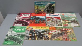 American Flyer Vintage Catalogs: 1961,  1954,  1952,  1949,  1953 [8]