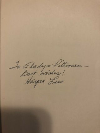 TO KILL A MOCKINGBIRD Harper Lee 1960 First Edition Book Club Hardcover.  Signed 4
