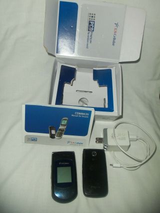 Two Us Cellular Flip Phones One Charger One Booklet