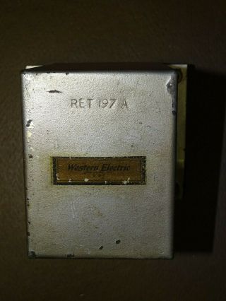 Western Electric Type 197a Ret Retard Transformer,  For Tube Amplifier