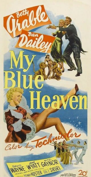 Vintage Movie 16mm My Blue Heaven Feature 1950 Film Drama Adventure