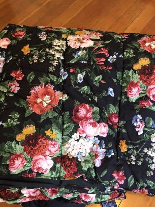 Vintage Ralph Lauren Isadora Cossette Full/queen Comforter Designer Bedding