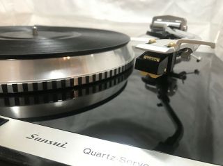 Sansui Sr - 838 Quartz Servo Direct Drive Turntable - -
