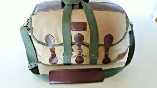 Vintage Orvis Canvas And Leather Strap Fly Fishing Tackle Bag