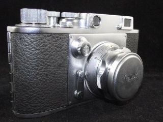Rare Minolta 35 Rangefinder Camera w/Super Rokkor 2.  8 f=45mm Lens/Case - Repair 5