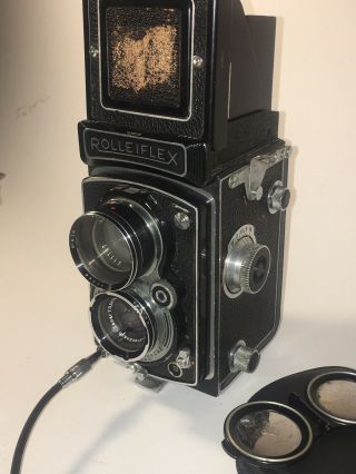 Rolleiflex Camera Schneider - Kreuznach Xenar 1:3.  5/75 Film Walz Kit,  More 8