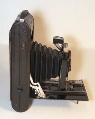 Zeiss Ikon Halloh 506/1 8x10.  5cm Folding camera,  Tessar 12cm f4.  5 lens,  case 3