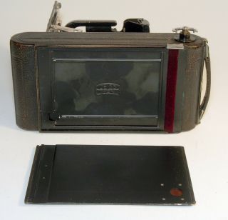 Zeiss Ikon Halloh 506/1 8x10.  5cm Folding camera,  Tessar 12cm f4.  5 lens,  case 7