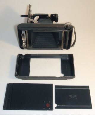 Zeiss Ikon Halloh 506/1 8x10.  5cm Folding camera,  Tessar 12cm f4.  5 lens,  case 8