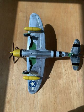 (Pro?) Built 1:48 Scale P - 47D Thunderbolt WW2 Fighter Vintage 1964 Hawk Kit Rare 6
