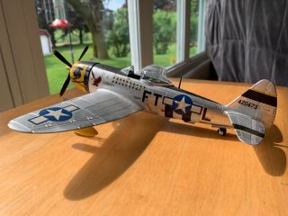 (Pro?) Built 1:48 Scale P - 47D Thunderbolt WW2 Fighter Vintage 1964 Hawk Kit Rare 7