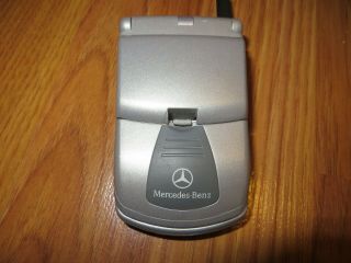 Vintage Mercedes Benz Motorola Timeport Startac Flip Phone Model P8797 Q6820623