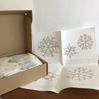 Vintage Martha Stewart By Mail Tinsel Snowflake - Impossible To Find