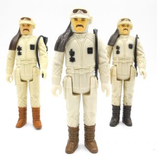 Star Wars Vintage Rebel Commander Kenner Dark Brown Boots Variant Nm