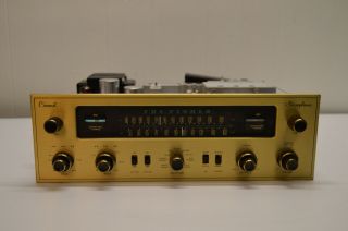 The Fisher 100t 100 T Tube Stereo Preamplifier Tuner Mullard