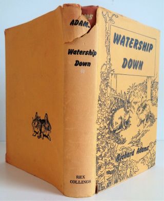 1972 FIRST EDITION Richard Adams WATERSHIP DOWN Dustjacket Map 2