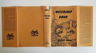 1972 FIRST EDITION Richard Adams WATERSHIP DOWN Dustjacket Map 5