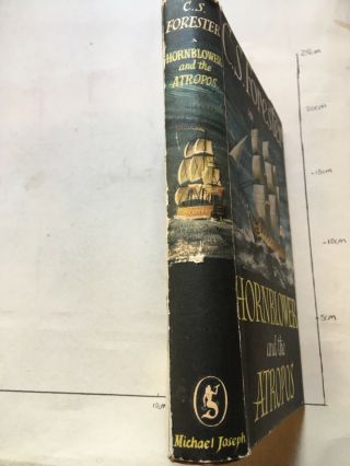 Vintage Book ‘hornblower And The Atropos’ By C.  S.  Forester 1953