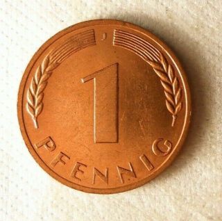 1950 J Germany Pfennig - Au/unc - Vintage Coin - German Bin 7