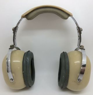 Vtg David Clark Co Mil - A - 23899a Model Aural Hearing Protector Headset (rf944)